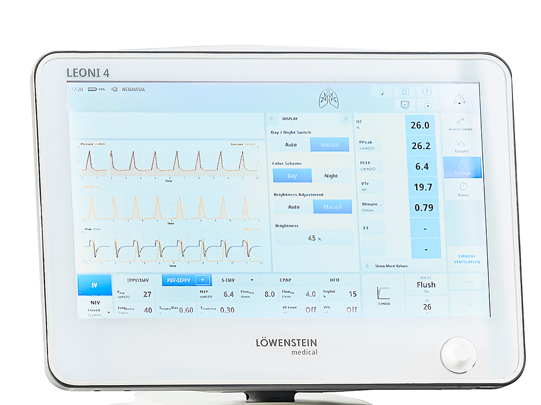 leoni 4 ventilation premature infants children device